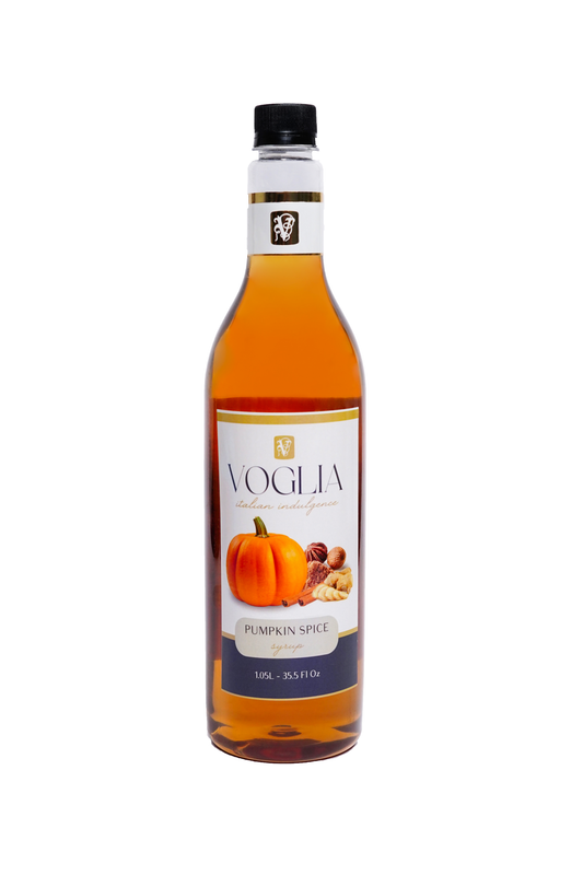 Voglia Pumpkin Spice 1 litre coffee syrup